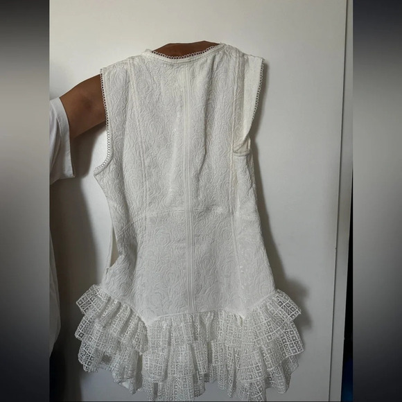 By Anthropologie sleeveless ruffle mini dress - Picture 8 of 10